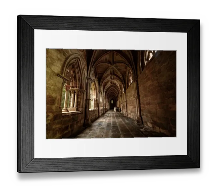 Framed Print : Cloisters of Evora Cathedral Framed Print : Cloisters of Evora Cathedral