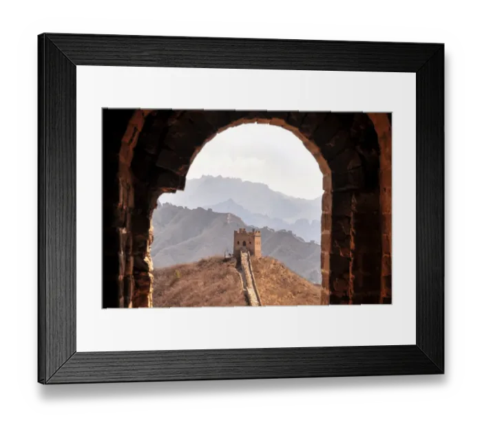 Framed Print : Great Wall Guard Tower