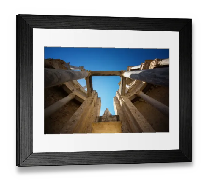 Framed Print : Roman amphitheater of Merida