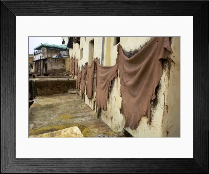 Framed Print : The Tanneries Morocco in Fez Framed Print : The Tanneries Morocco in Fez