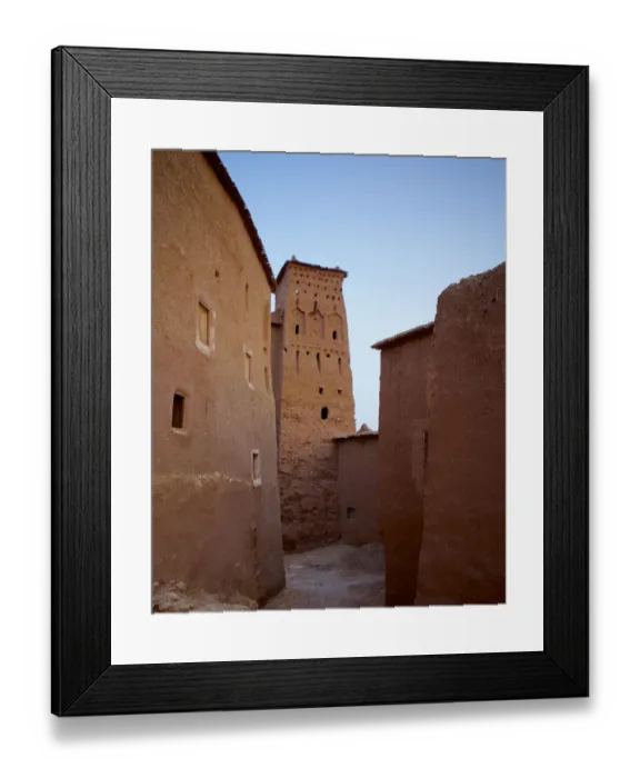 Framed Print : Mud brick buildings at Ait-Benhaddou Framed Print : Mud brick buildings at Ait-Benhaddou