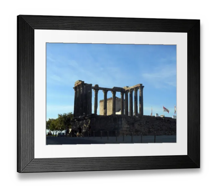 Framed Print : Evora temple Framed Print : Evora temple