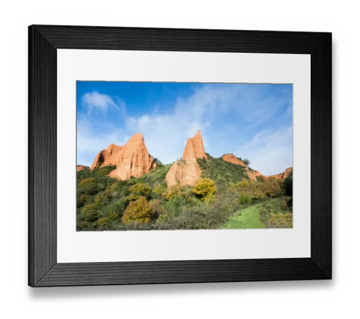 Framed Print : Las Medulas, ancient roman mines in Leon Framed Print : Las Medulas, ancient roman mines in Leon