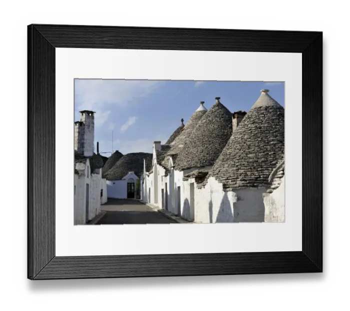 Framed Print : Trulli limestone houses at Alberobello Framed Print : Trulli limestone houses at Alberobello