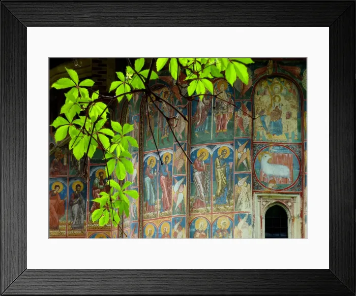 Framed Print : Moldovita Monastery, Bukovina, Romania