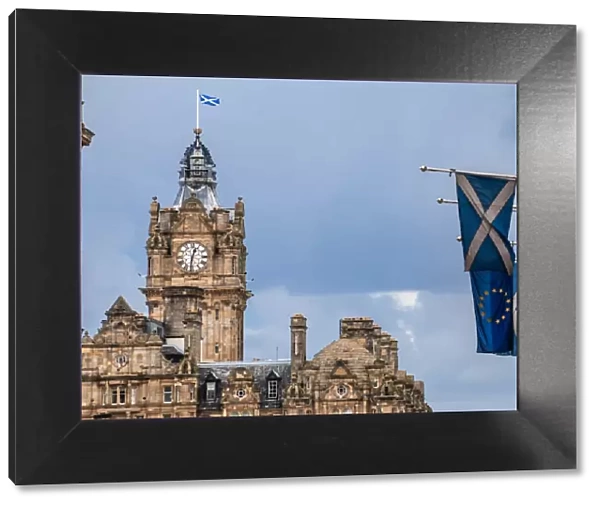 Scottish flags, Edinburgh
