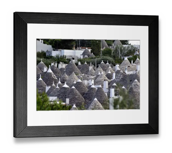 Framed Print : The skyline of Alberobello Framed Print : The skyline of Alberobello