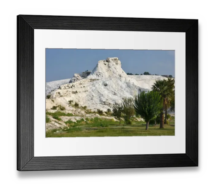 Framed Print : Pamukkale Geothermal Area Framed Print : Pamukkale Geothermal Area