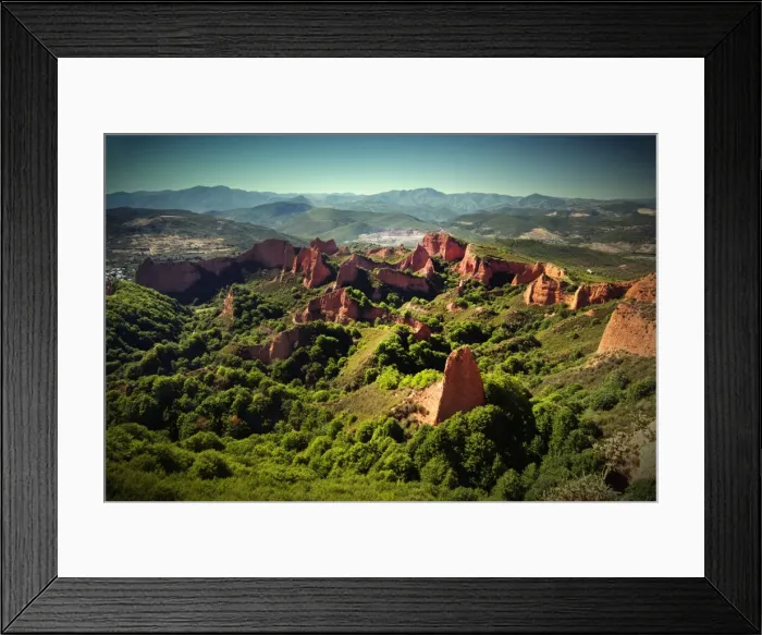 Framed Print : Las Medulas, the old gold mines Framed Print : Las Medulas, the old gold mines