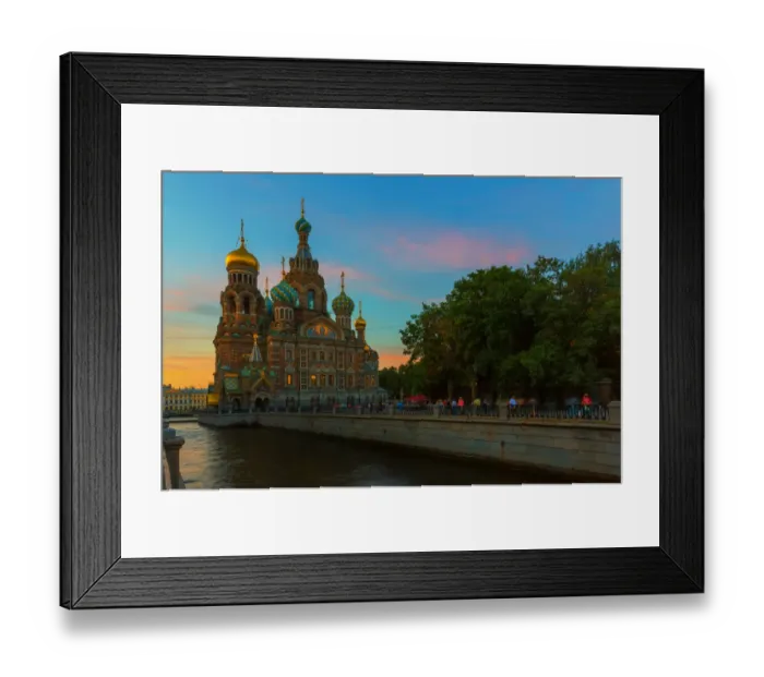 Framed Print : The Church of the Savior on Spilled Blood