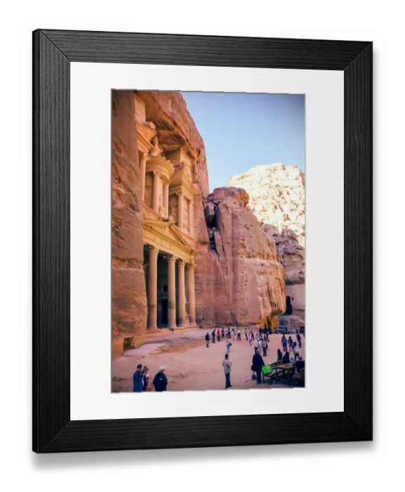 Framed Print : Petra. The Treasury, Petra, Jordan Framed Print : Petra. The Treasury, Petra, Jordan