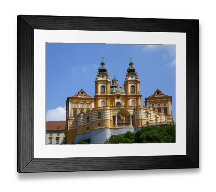 Framed Print : The church of Melk abbey, Austria Framed Print : The church of Melk abbey, Austria