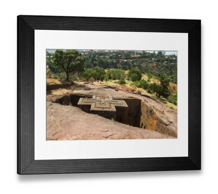 Framed Print : St Georges Church (Bet Giyorgis) Framed Print : St Georges Church (Bet Giyorgis)