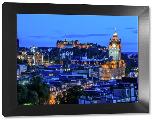 City skyline of Edinburgh, Scotland