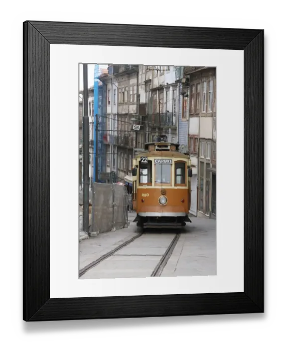 Framed Print : Tram line 22 in Porto Framed Print : Tram line 22 in Porto