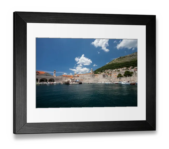 Framed Print : Dubrovnik seaside Framed Print : Dubrovnik seaside