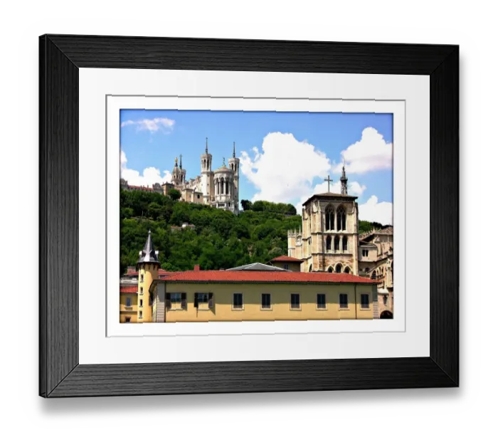 Framed Print : France - Lyon, Basilika No Framed Print : France - Lyon, Basilika No
