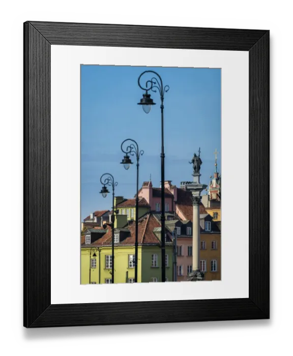 Framed Print : King Zygmunt III Waza statue at Old Town in Warsaw Framed Print : King Zygmunt III Waza statue at Old Town in Warsaw