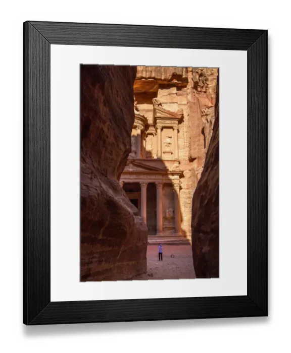Framed Print : The Treasury, Petra Framed Print : The Treasury, Petra