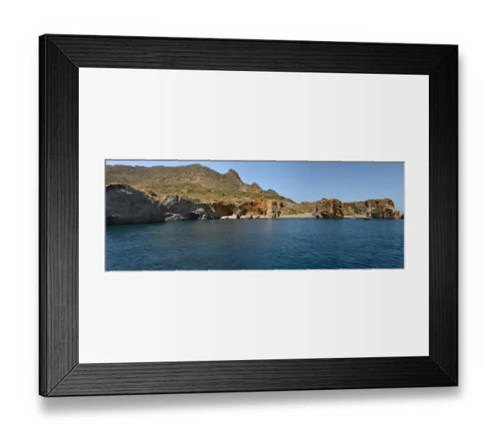 Framed Print : The Bay of Cala Junco