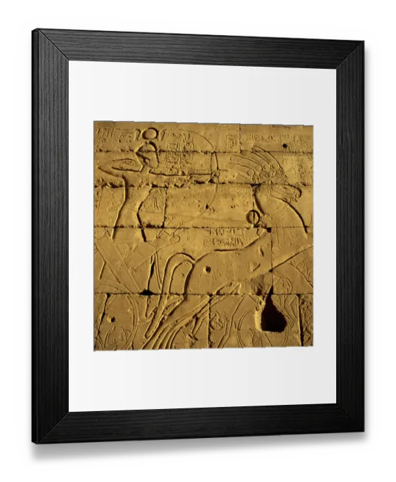 Framed Print : Ancient Egyptian carving, Ramesseum Temple, Luxor Framed Print : Ancient Egyptian carving, Ramesseum Temple, Luxor