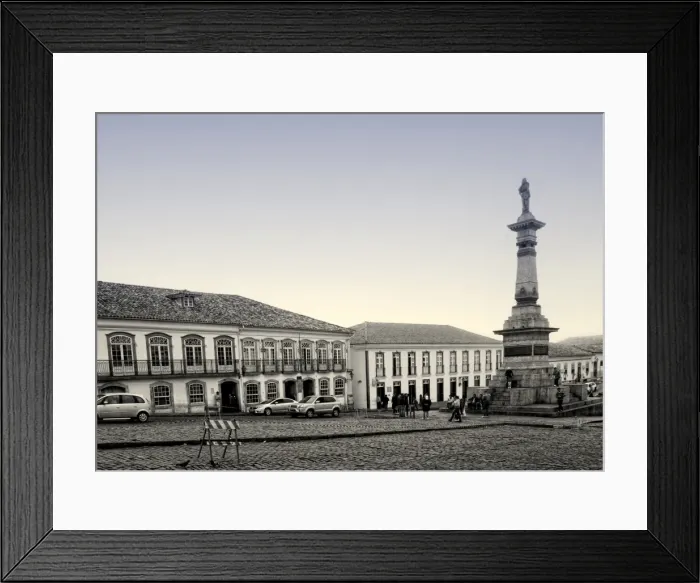 Framed Print : Plaza central of Ouro Preto Framed Print : Plaza central of Ouro Preto