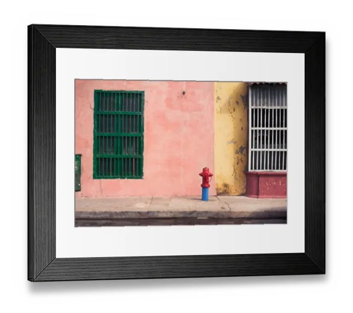 Framed Print : Colourful Weathered Wall, Cartagena, Colombia Framed Print : Colourful Weathered Wall, Cartagena, Colombia