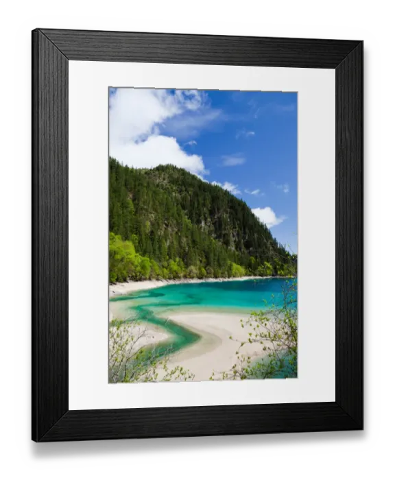 Framed Print : Panda Lake at Jiuzhaigou, Sichuan, China Framed Print : Panda Lake at Jiuzhaigou, Sichuan, China