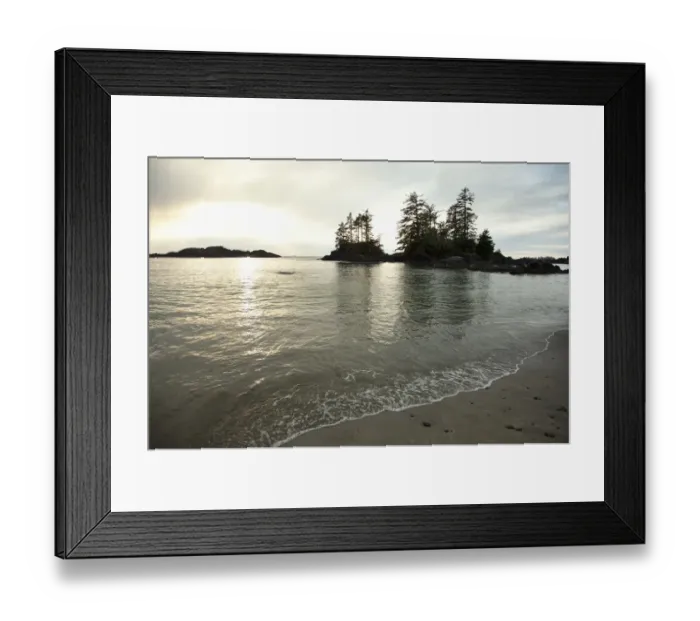 Framed Print : Ucluth Beach In The Wya Point Campground Near Ucluelet On Vancouver Island Framed Print : Ucluth Beach In The Wya Point Campground Near Ucluelet On Vancouver Island