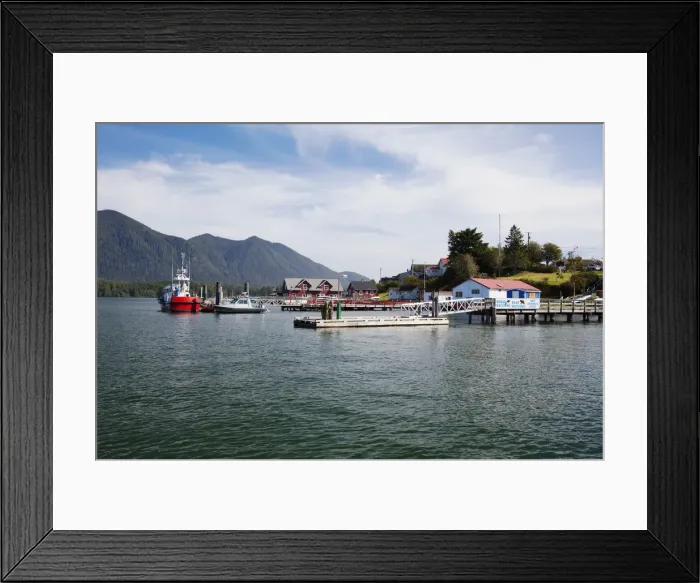 Framed Print : Docks And Boats In The Harbour