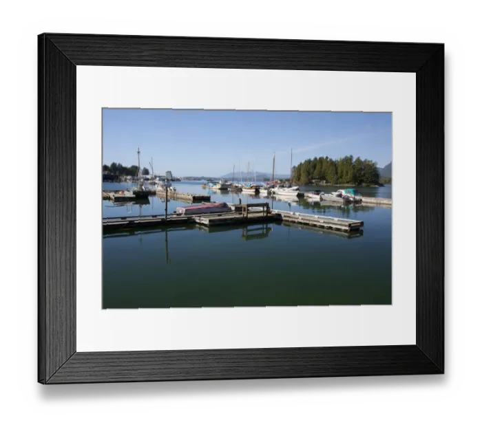 Framed Print : Boats In The Harbour Framed Print : Boats In The Harbour