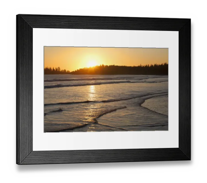 Framed Print : Waves At Long Beach A Surfers Paradise At Sunset In Pacific Rim National Park Near Tofino Framed Print : Waves At Long Beach A Surfers Paradise At Sunset In Pacific Rim National Park Near Tofino
