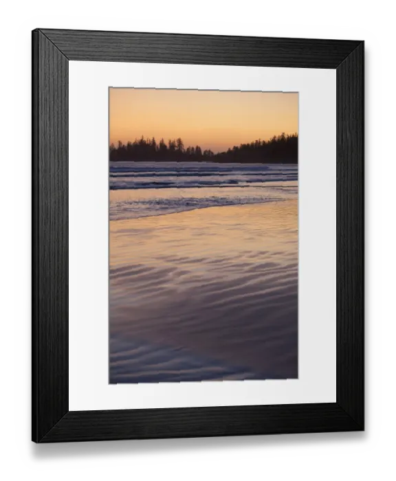 Framed Print : Long Beach At Sunset A Surfers Paradise In Pacific Rim National Park Near Tofino Framed Print : Long Beach At Sunset A Surfers Paradise In Pacific Rim National Park Near Tofino