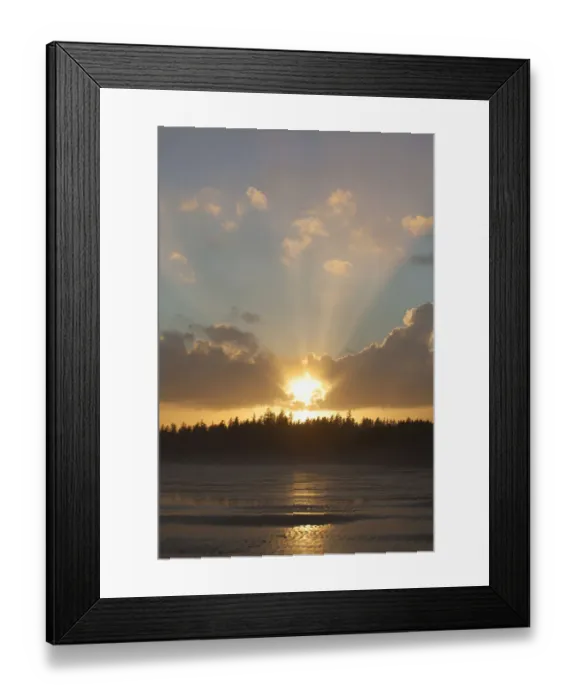 Framed Print : Clouds Are Backlit By The Sun At Sunset At Incinerator Rock Area Of Long Beach In Pacific Rim National Park Near Tofino Framed Print : Clouds Are Backlit By The Sun At Sunset At Incinerator Rock Area Of Long Beach In Pacific Rim National Park Near Tofino