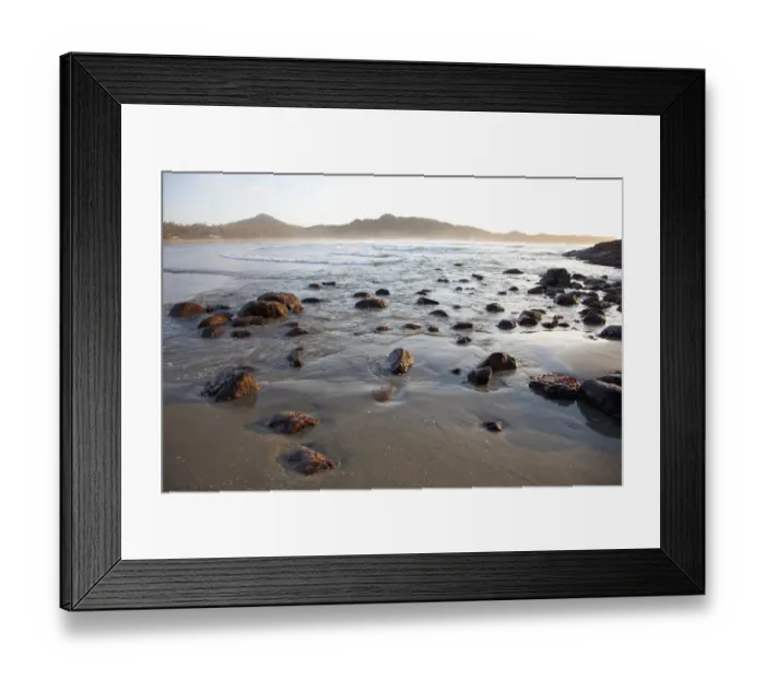 Framed Print : Cox Bay At Sunset Near Tofino Framed Print : Cox Bay At Sunset Near Tofino
