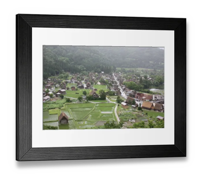 Framed Print : Shirakawa-go Framed Print : Shirakawa-go