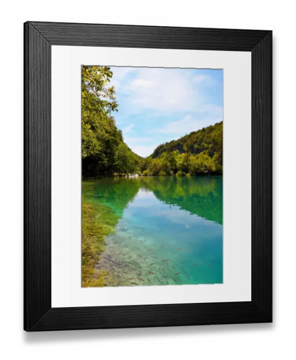 Framed Print : Plitvice Lakes national park in Croatia Framed Print : Plitvice Lakes national park in Croatia