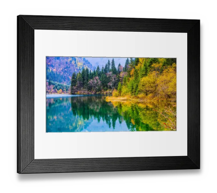 Framed Print : Arrow Bamboo Lake, Jiuzhai Valley National Park Framed Print : Arrow Bamboo Lake, Jiuzhai Valley National Park