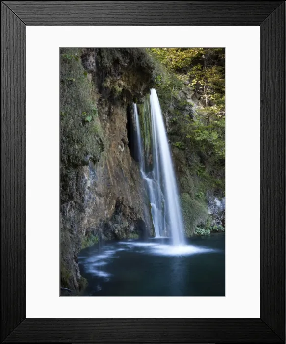 Framed Print : Waterfall, Plitvicka Jezera National Park Framed Print : Waterfall, Plitvicka Jezera National Park