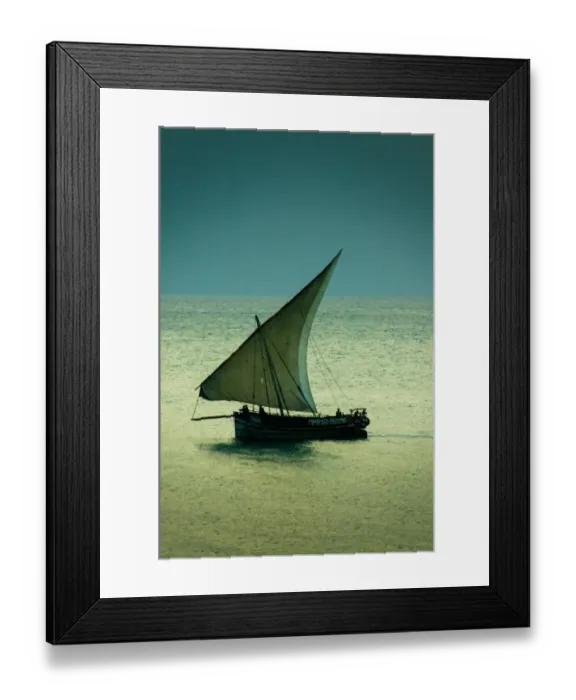 Framed Print : Dhow at Dusk Framed Print : Dhow at Dusk
