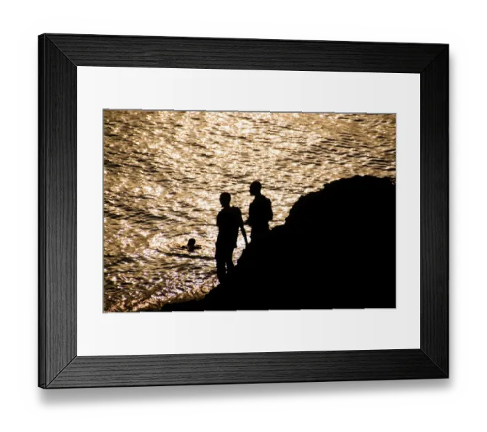 Framed Print : Afternoon Swim