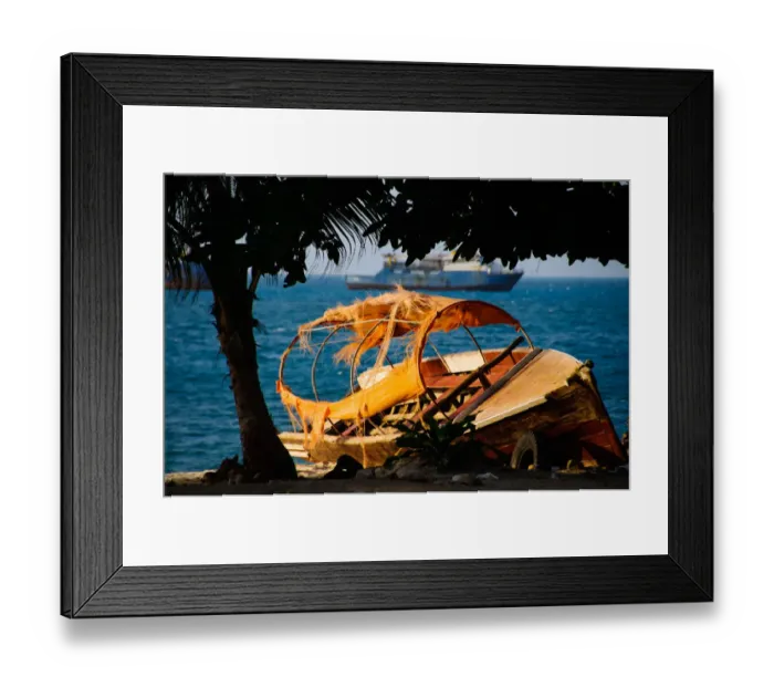 Framed Print : Wrecked Dhow Framed Print : Wrecked Dhow