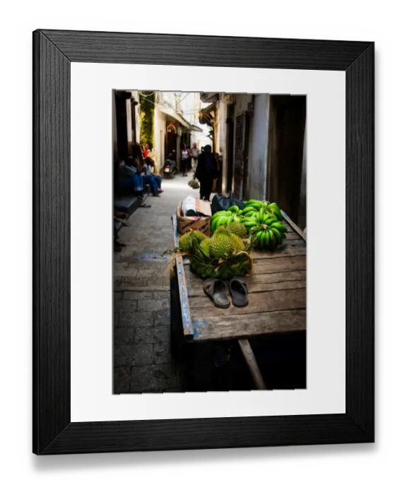 Framed Print : Fruit Cart
