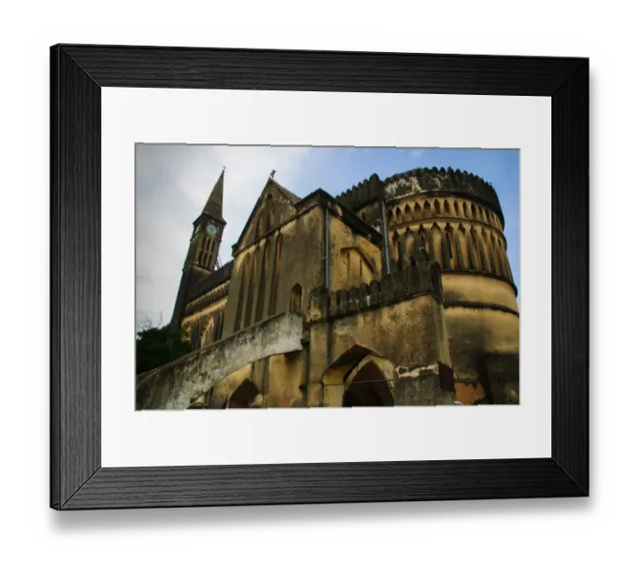 Framed Print : Cathedral of Christ Church on the Grounds of the Original Slave Market Framed Print : Cathedral of Christ Church on the Grounds of the Original Slave Market