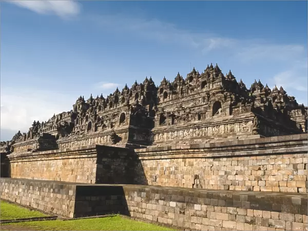 Borobudur temple pyramid