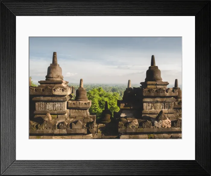 Framed Print : Borobudur ancient wall Framed Print : Borobudur ancient wall