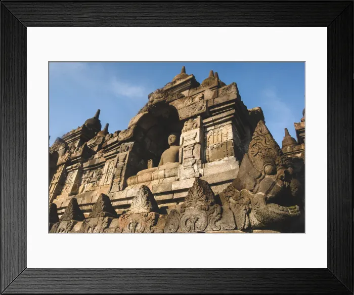 Framed Print : Borobudur statues Framed Print : Borobudur statues