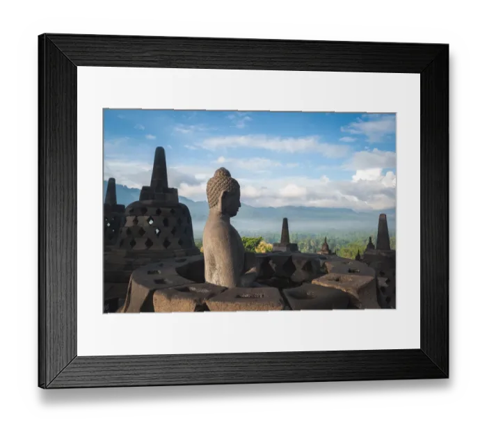 Framed Print : Borobudur statue Framed Print : Borobudur statue