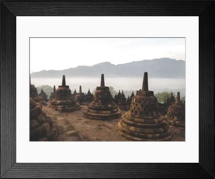Framed Print : Borobudur temple Framed Print : Borobudur temple