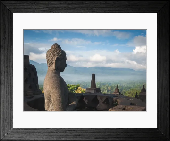 Framed Print : Borobudur Buddha Framed Print : Borobudur Buddha